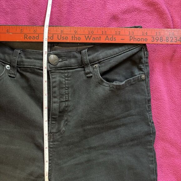 Free People Skinny Jeans Womens Size 29 Black Denim Mid Rise - Picture 5 of 7